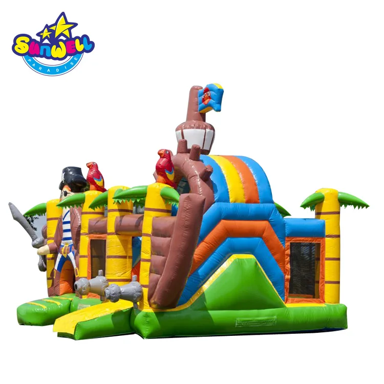 Новый дизайн надувной пиратский корабль Китай прыгающий дом, пиратский корабль 3 в 1 прыгающий замок, Multiplay пиратский ботинок