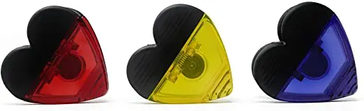 Plastic Heart Magnetic Memo Clip fridge