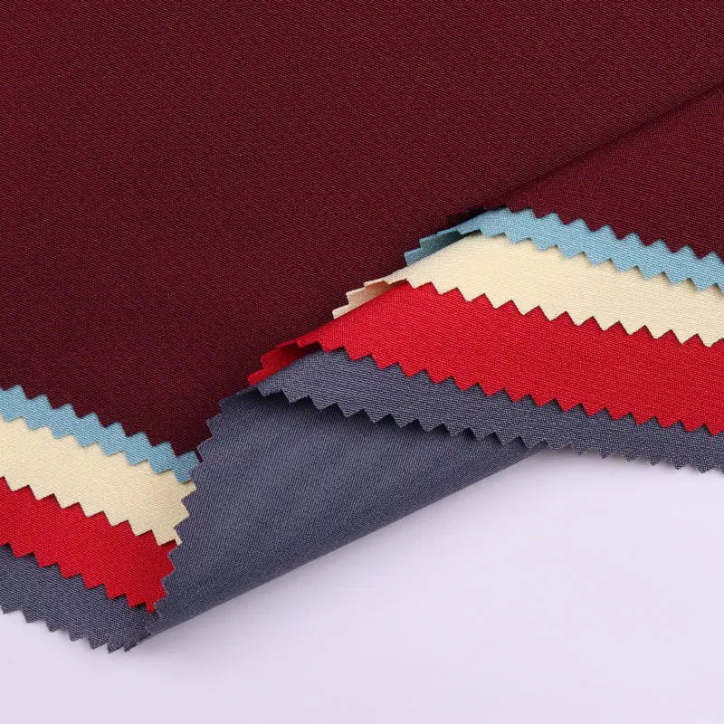 Shaoxing yuyuan imp Hot Sale Wholesale 100d 130gsm Plain Solid 4 way nsLycra Fabric Indian nsLycra Fabrics Garments ns fabric