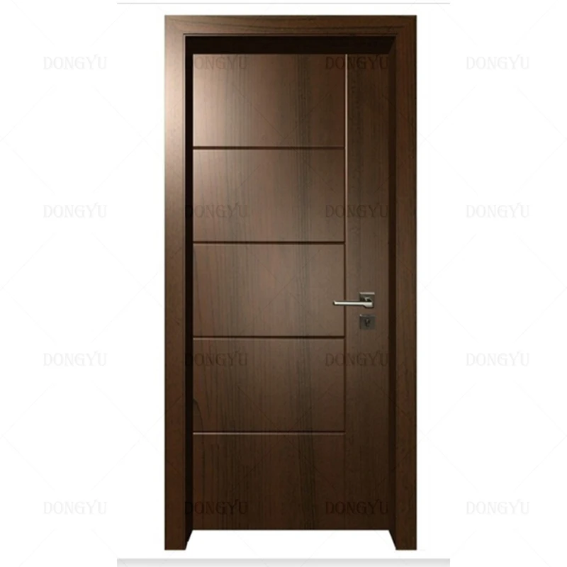 Dongyu fast delivery latest design room interior wood doors home wood slab door custom MDF wood door