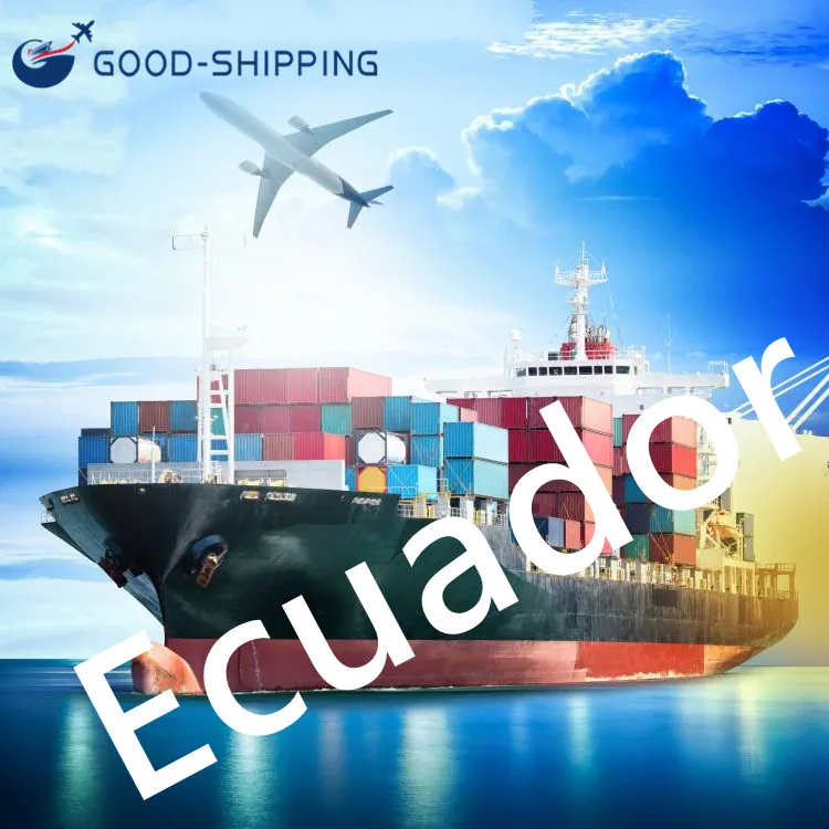 International Logistics Ddp Door To Door Sea Air Express Transport Freight Forwarder Agent Shipping To Ecuador