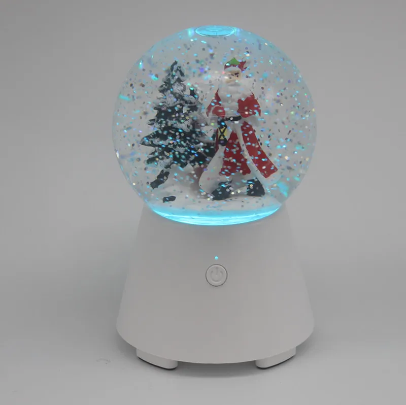 
 2019 рекламный Рождественский подарок водяной шар беспроводной портативный динамик для праздника  