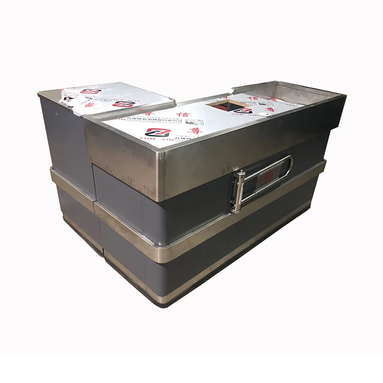 grocery store custom retail supermarket cashier desk counters