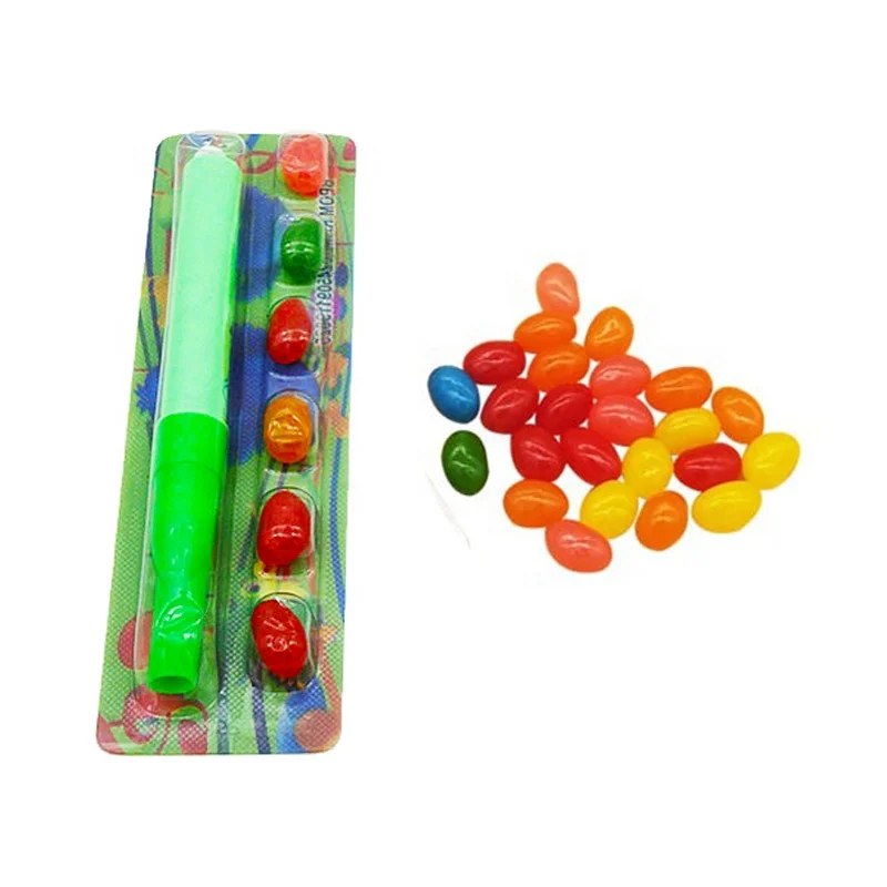 Hot Selling Flute Candy Toys Colorful Sweet Fruit Flavor Jelly Bean Candy