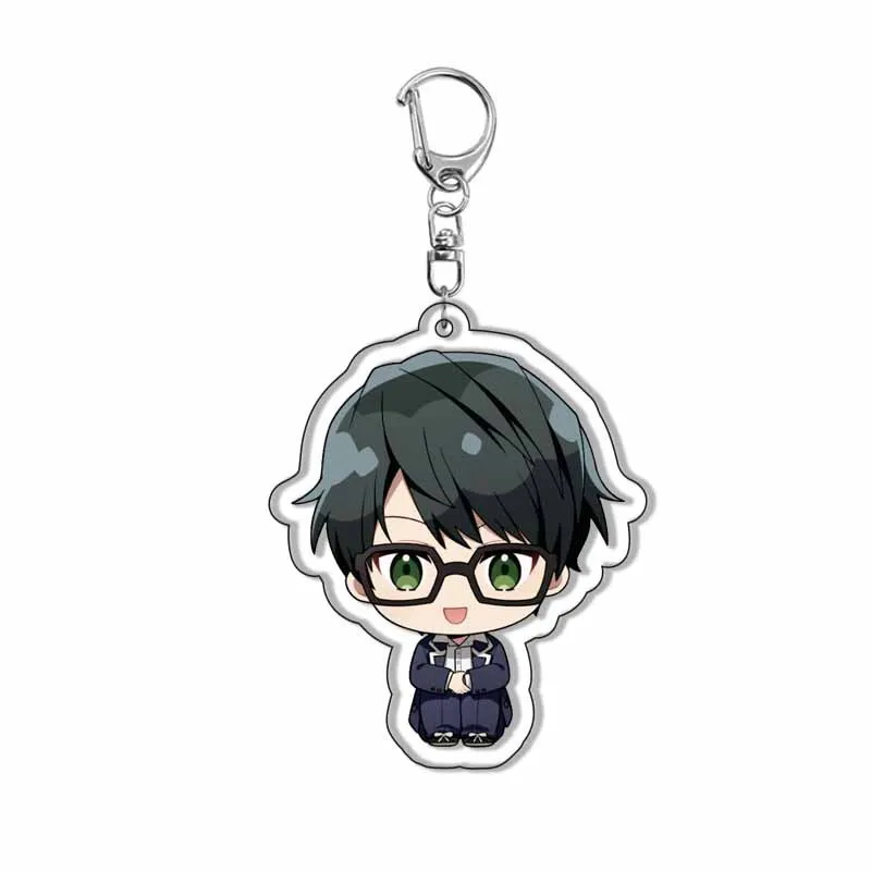 Sasaki And Miyano Anime Peripheral Cute Q Version Transparent Acrylic Keychain