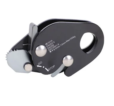 Stop Climbing Rope Grab Climbing Descender Self-Braking Stopper Gear for Mountaineering