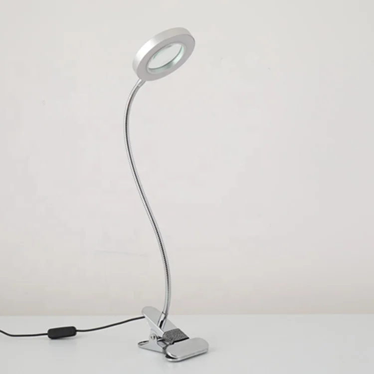 Лидер продаж настольная Светодиодная лампа с увеличительным стеклом портативная складная подставка Настольная