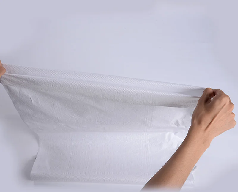 Wholesale Pp Polypropylene Sack Woven Whiten Polypropylene Bags Dustproof Plastic Pp Sack