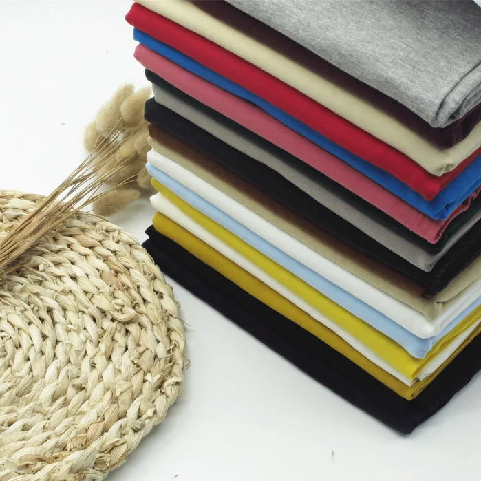 
245gsm CVC hoodie spandex fish scale small terry knitted fabric sportswear fabric 