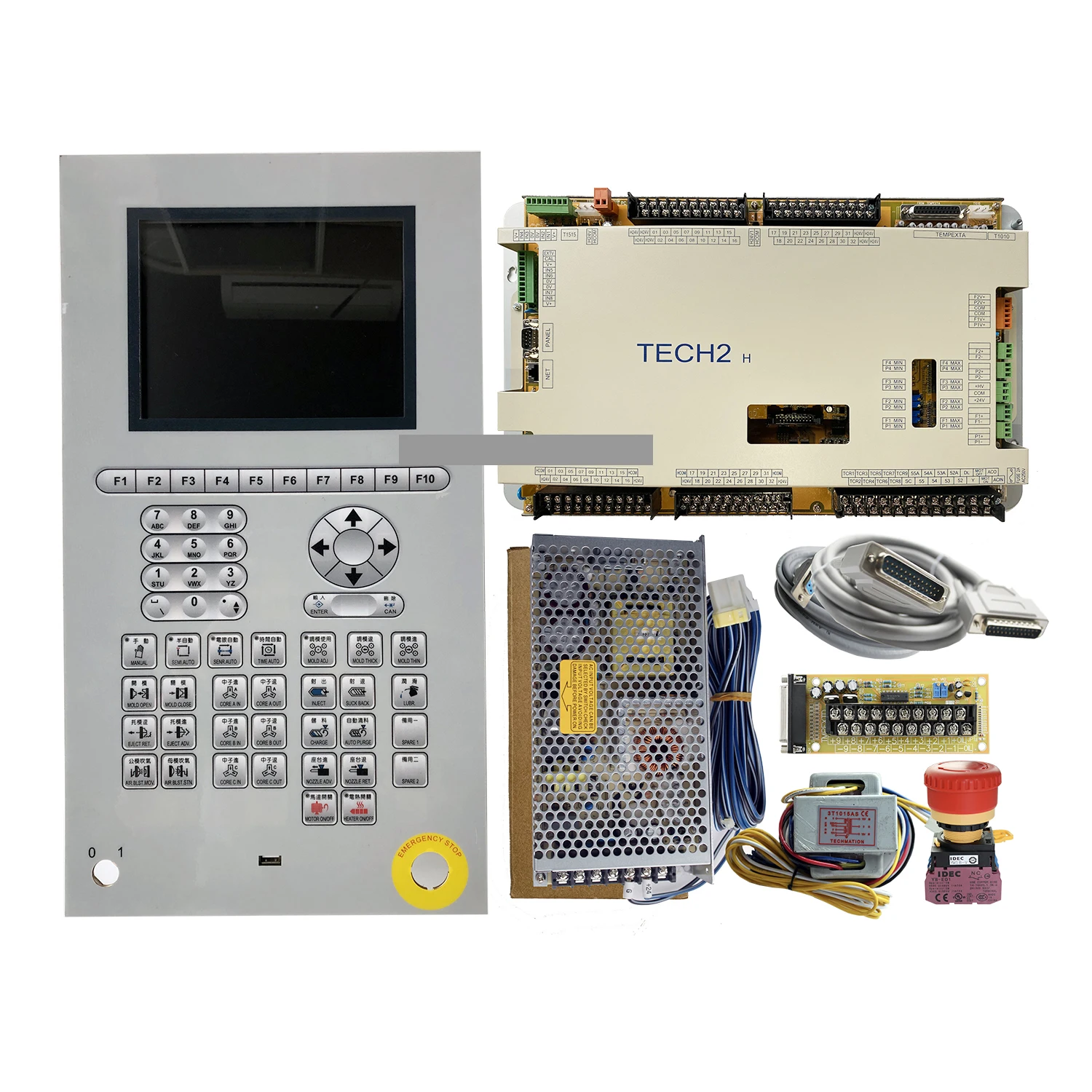 Techmation Board Q8 HMI Controller for Injection Molding Machine TECH1 TECH2