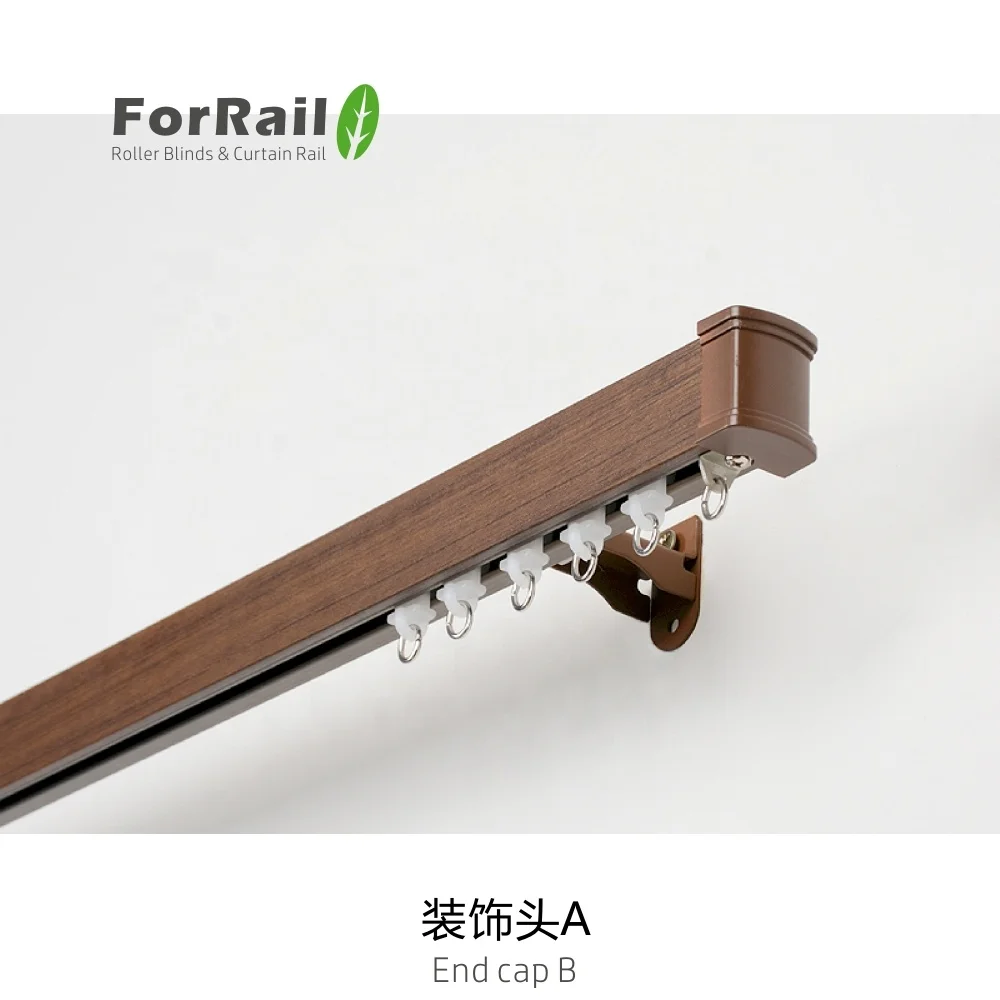 China wholesale websites curtain rail  New Design hotel apartment Square curtain rail