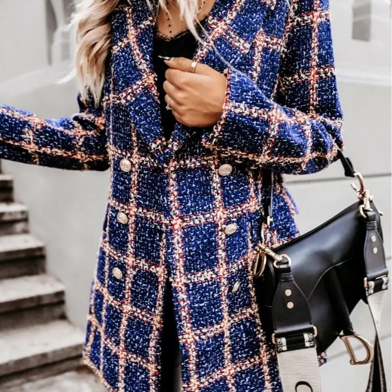 Custom logo Winter knitted Coat Ladies plus size outerwear women Print Lapel Printing cardigan Coats for women