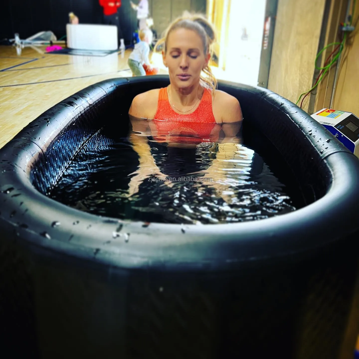 Portable Bath Tub for Recovery Cold Plunge Therapy Tub Portable Fitness Large Ice Bath Tubs