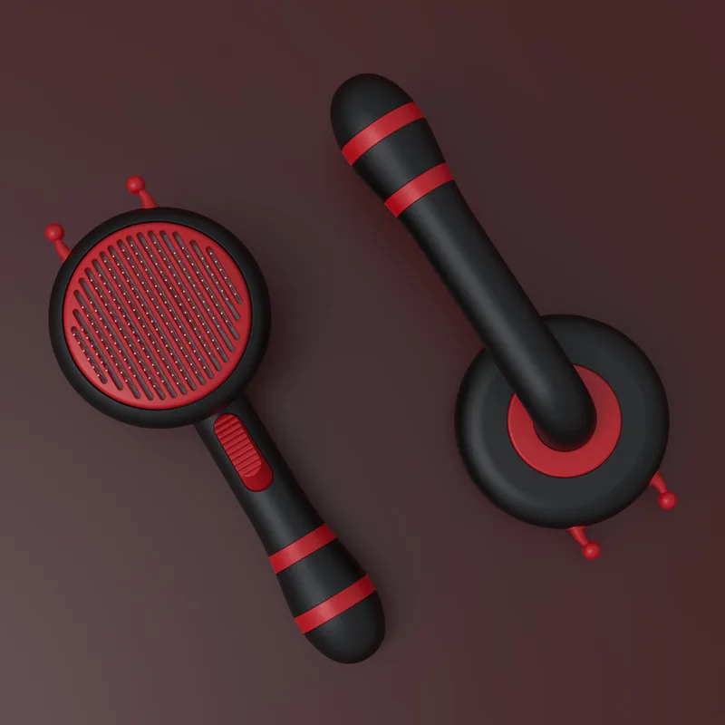 2023 Little bee Massage comb cat dog self cleaning hair remover brush pet cleaning grooming products