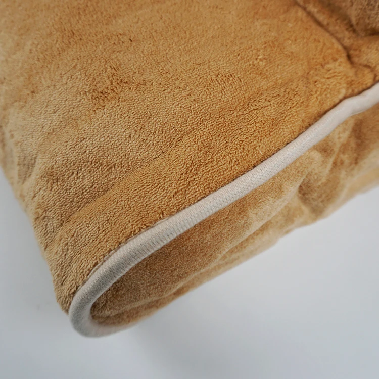 220V Washable Fleece Cover Electric Foot Heating Slippers Heated Booties Foot Warmer