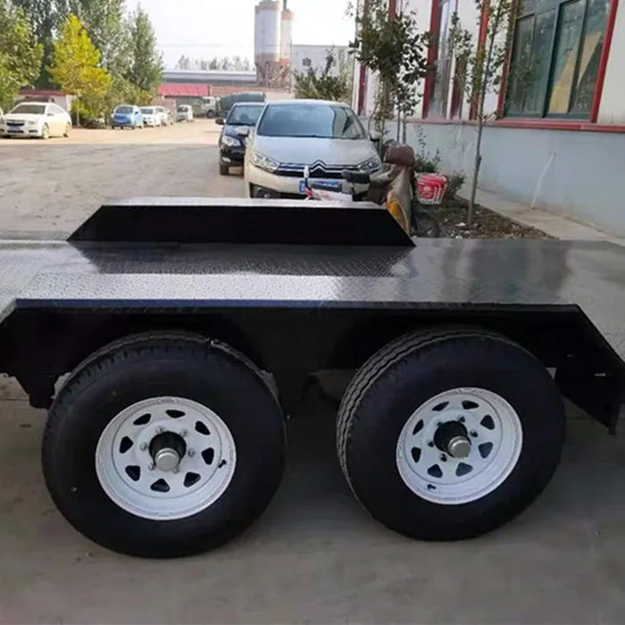 Factory Transfer Truck Trailer Flatbed Car Trailer