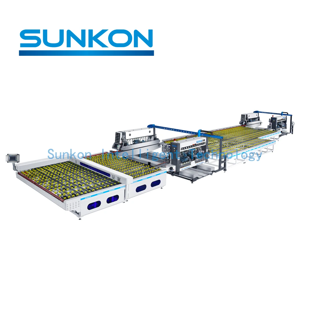CGSZ3025-24G Series high speed smart straight glass double edger production line