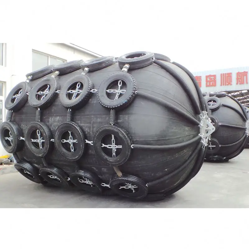 Pneumatic Marine Yokohama Rubber Floating Fender For Vessels Ship Berthing Mooring