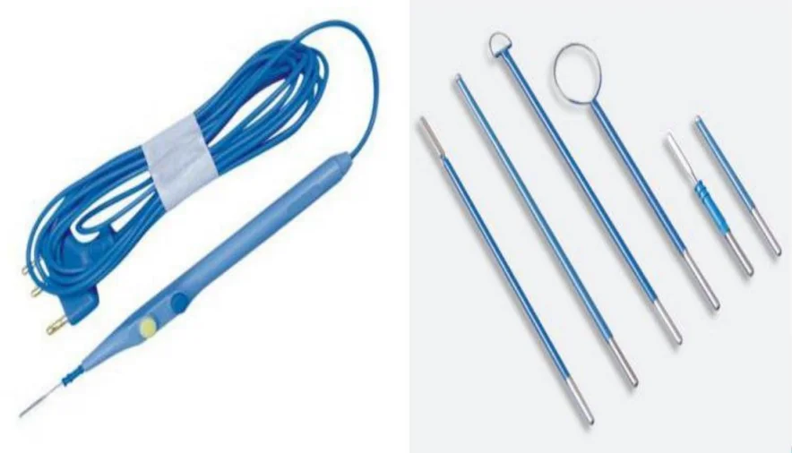 Medical Surgical Electrode Coagulation Electrocoagulation Electric High Frequency Disposable ESU Wire Electrosurgical Pencil