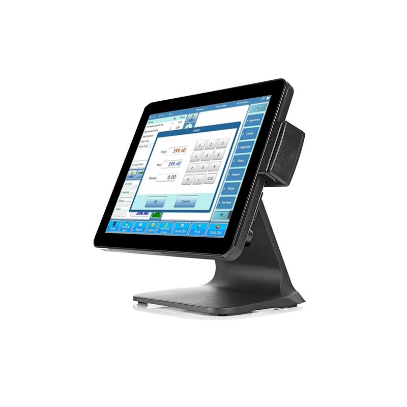 Customized S900 POS Retail System POS Terminal System Canteen Aluminum Alloy Base Point Of Sale POS Machine