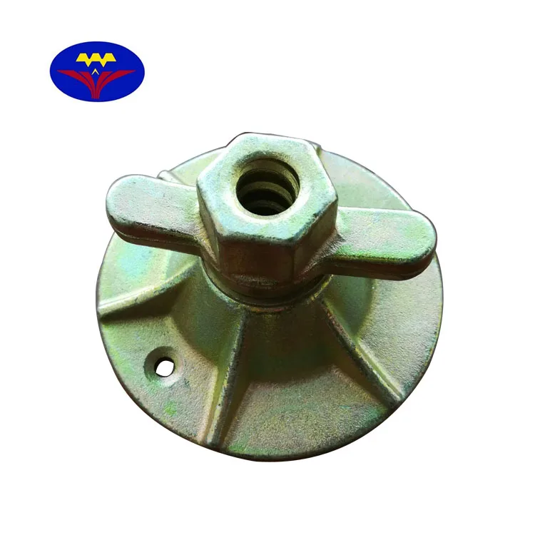 Casting Dome Nut Plate with Swivel Wing Nut for Concrete Wall Formwork