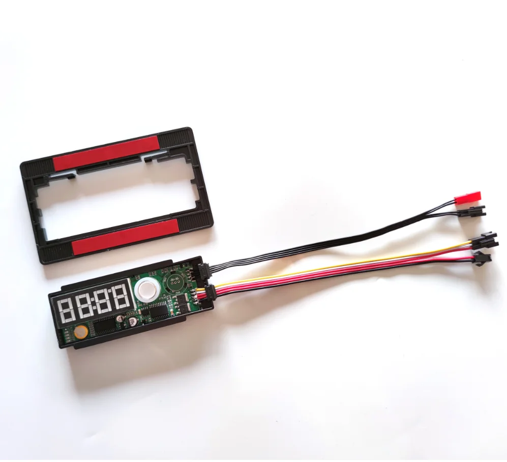 Заводская цена сенсорный переключатель 12 В отображение времени и температуры одиночный зеркальный контроллер для светодиодного зеркала