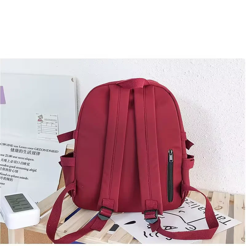 Waterproof Travel Campus Backbag With Logo Pattern For Business Use Large Capacity Pc Material Laptop Backpack For Girls