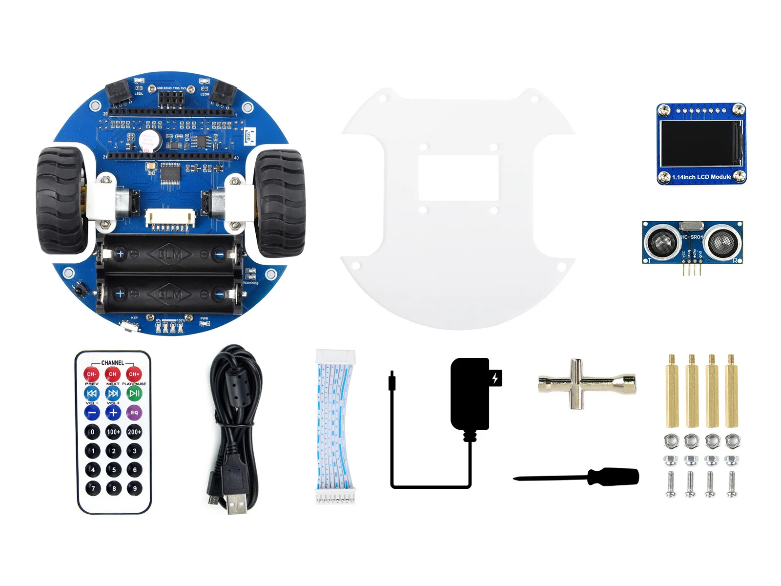  Мобильный робот PicoGo Acce на основе Raspberry Pi Pico IR