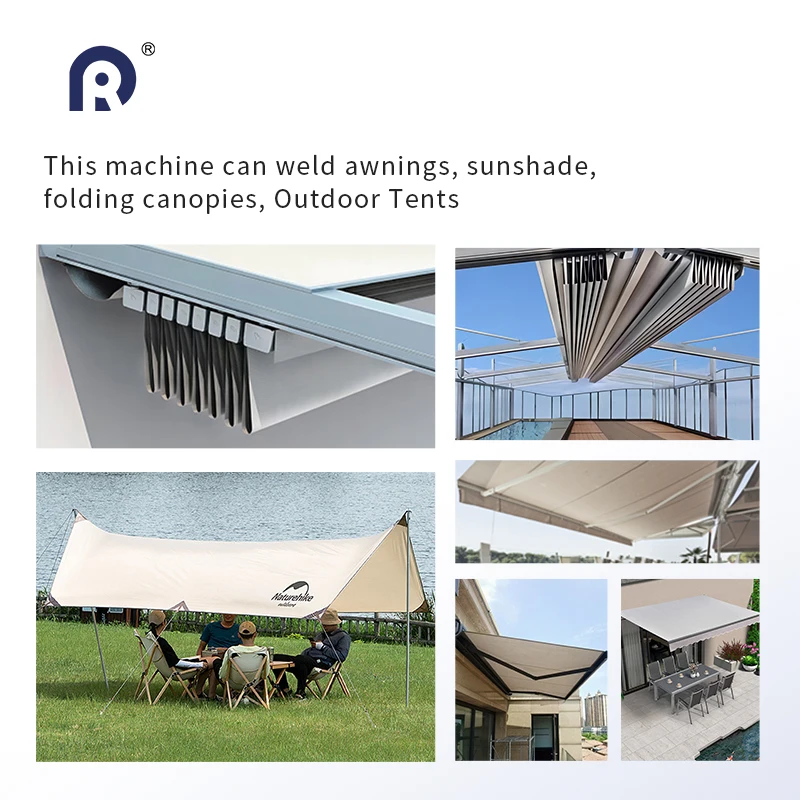 Outdoor Retractable Roof Awning Welding Machine Roof Pergola PVC Fabric Welding Machine