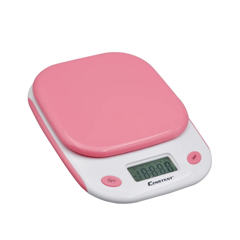 Constant-59B 5kg/1g High precision Mini Digital colorful design ABS plastic plate Electronic Kitchen Scale