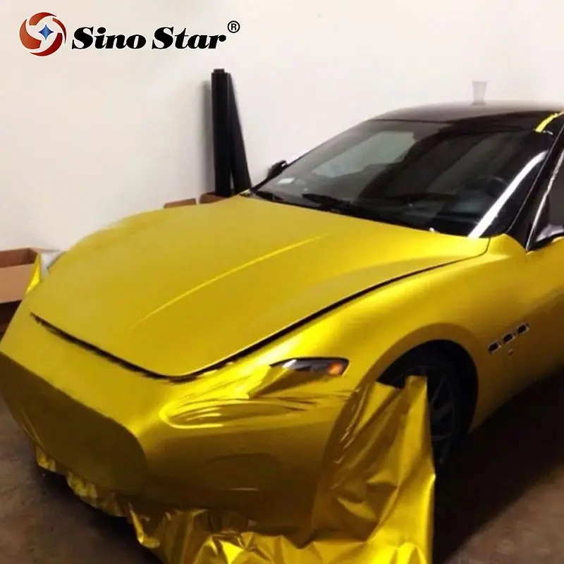 Суперматовая хромированная цветная автомобильная пленка Sino Star S5M02 матовая красная виниловая наклейка