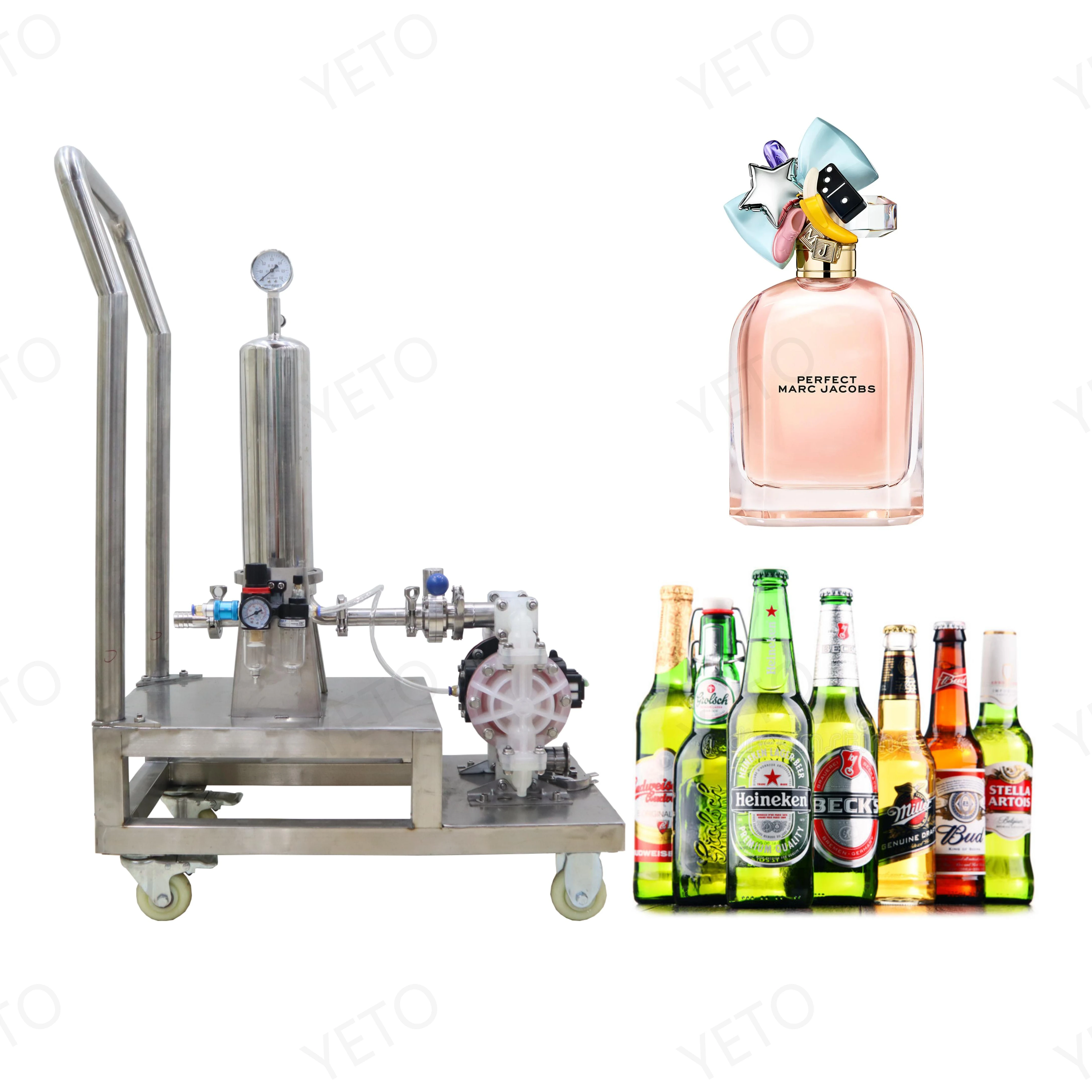 One Stage Stainless Many Core Microporous Membrane Exhaust Natural  High Gel Filters Dual Stage Filter Machine Supplier