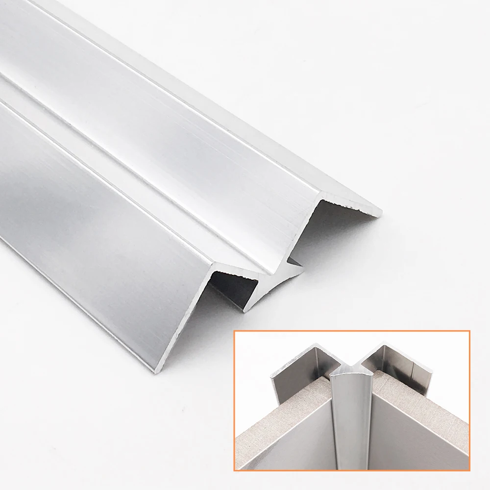 Protection Decoration Extrusion Panels Wall Board Trim Tile External Aluminum Internal Corner