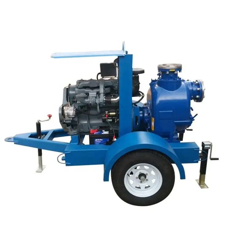 75Hp high pressure diesel engine self priming centrifugal water pumps for Irrigation