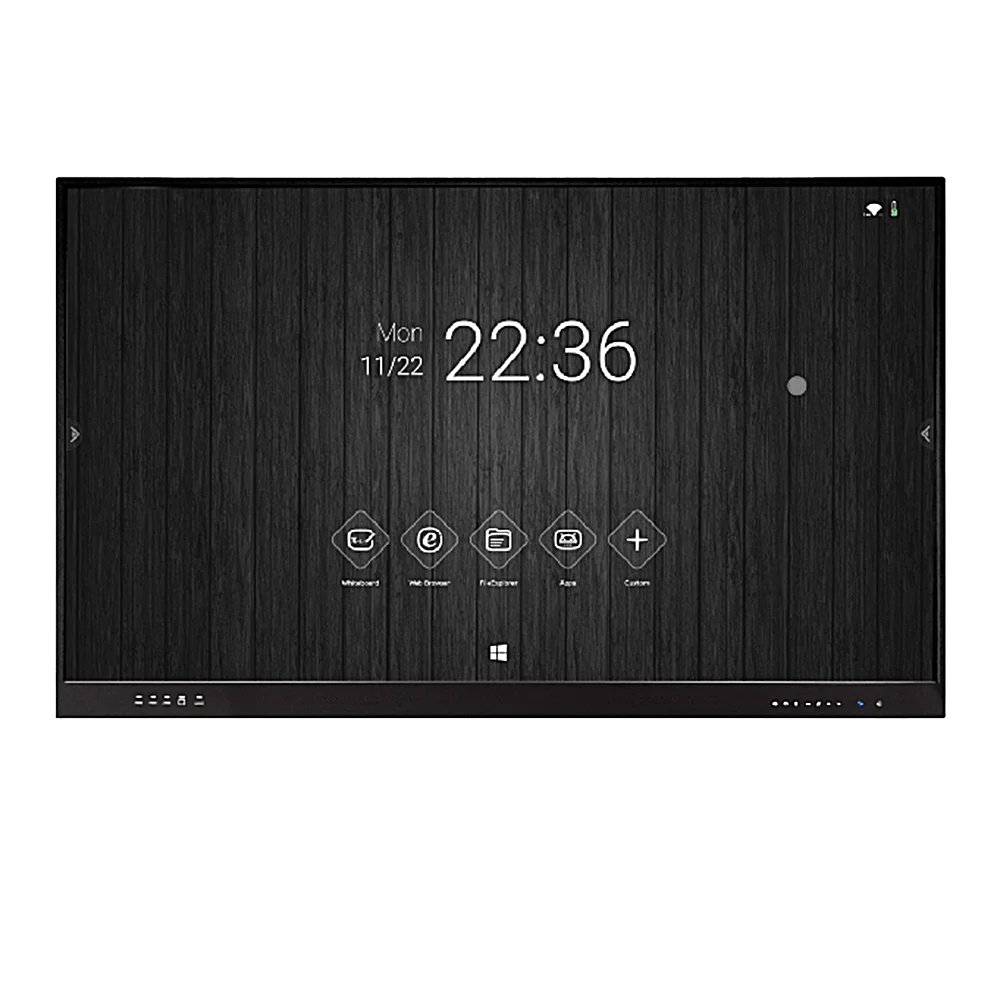 65 inch infrared multi touch interactive flat panel display smart screen digital whiteboard for education projects