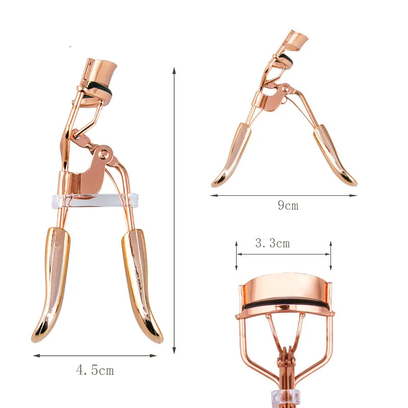 Eyelash Applicator, New Fashion Stainless Steel Eyelash Curler private label custom you own logo eyelash curler rose gold