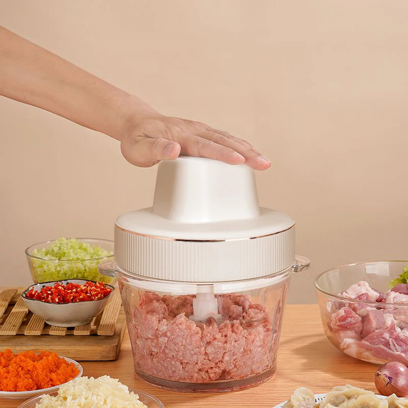 Home Kitchen glass Meat Grinder Cheap Small Best Meat Chopper Automatic 2L 3L Electric Meat Grinder