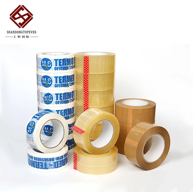 Branded Suppliers OPP Packaging Adhesive Cello Jumbo Roll Shipping Custom Logo Printed Clear Fragile Plastic Bopp Packing Tape