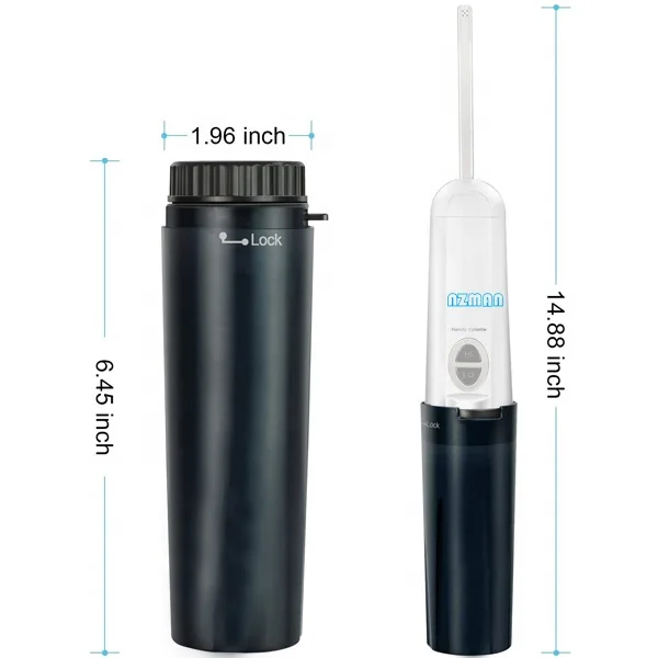 NZMAN ELECTRIC TRAVEL BIDET WITH RECHARGEABLE BATTERY #EB165