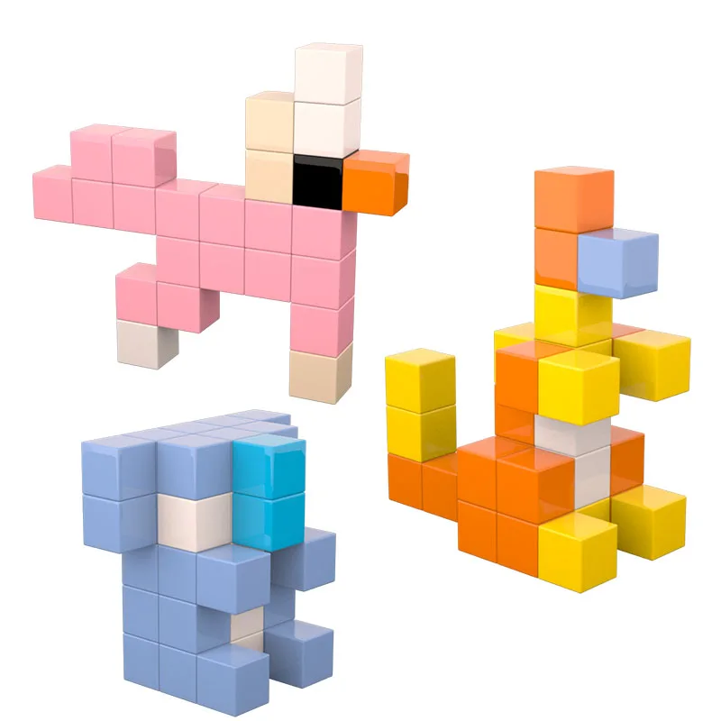 OEM Magnetic Toys Magic Cubes Stress Relief for Adults Magnet Blocks for Kids Magnetic Building Blocks