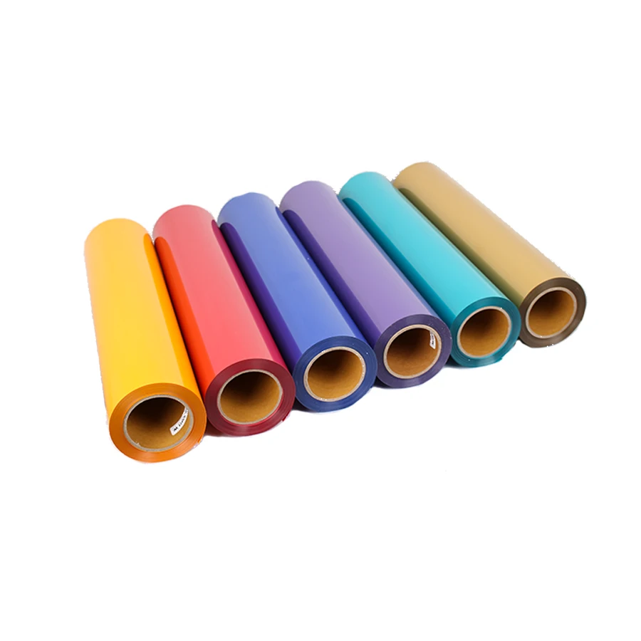 
PU heat transfer vinyl sheets t shirt korea 50cm *25M cutting logo PU vinyl heat transfer roll heat transfer vinyl clothing 