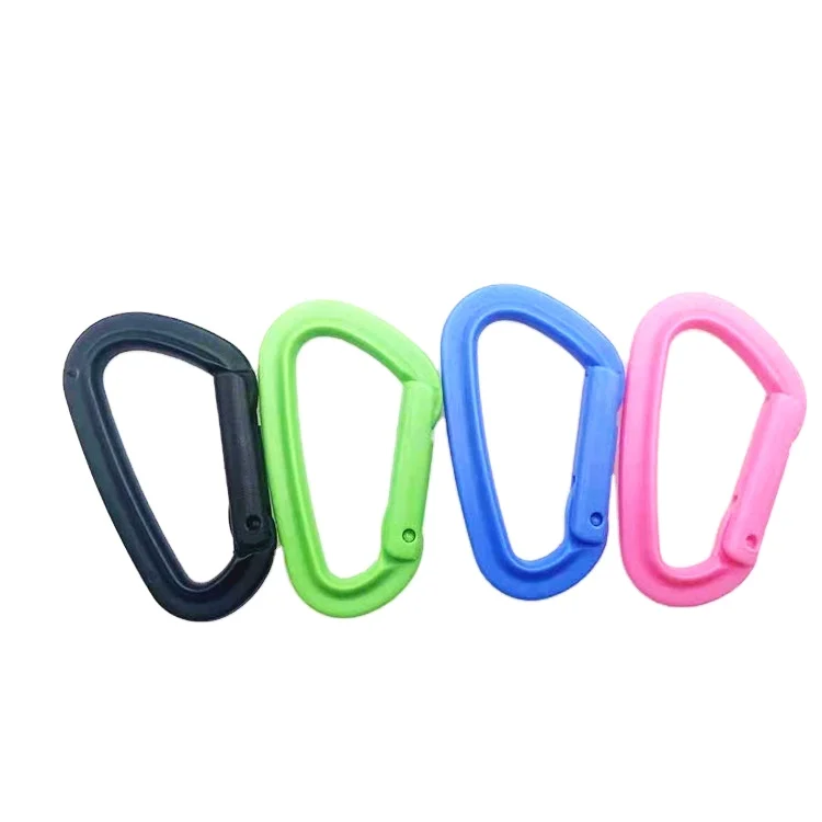 Factory All right direct selling D shape circular climbing plastic multi tool POM carabiner