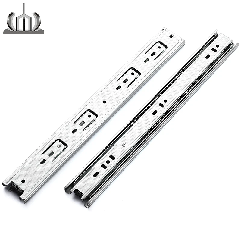 RENXING bayonet dtc rail 3 fold channel ball bearing drawer slide drawer track drawer guides rail