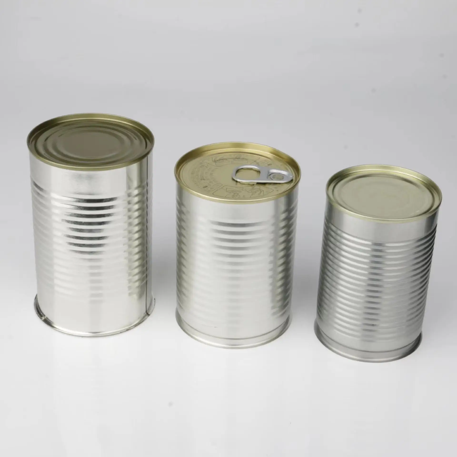 Factory customized food grade empty round can 400g milk powder protein packaging tin can  Coffee tea jar with easy pull lid