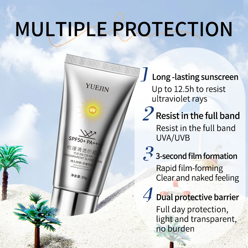 MOIKA YUEJIN best selling tinted moisturizer UVA/UVB protection sunscreen SPF 50 tinted liquid sunscreen