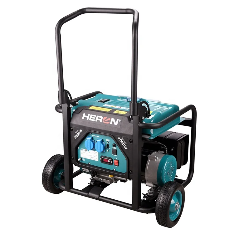  8896140 цапля одобренный CE 7.4HP/3.5KW 1 ph портативный Электрический бензиновый генератор с складной ручкой и фиксированным резиновыми