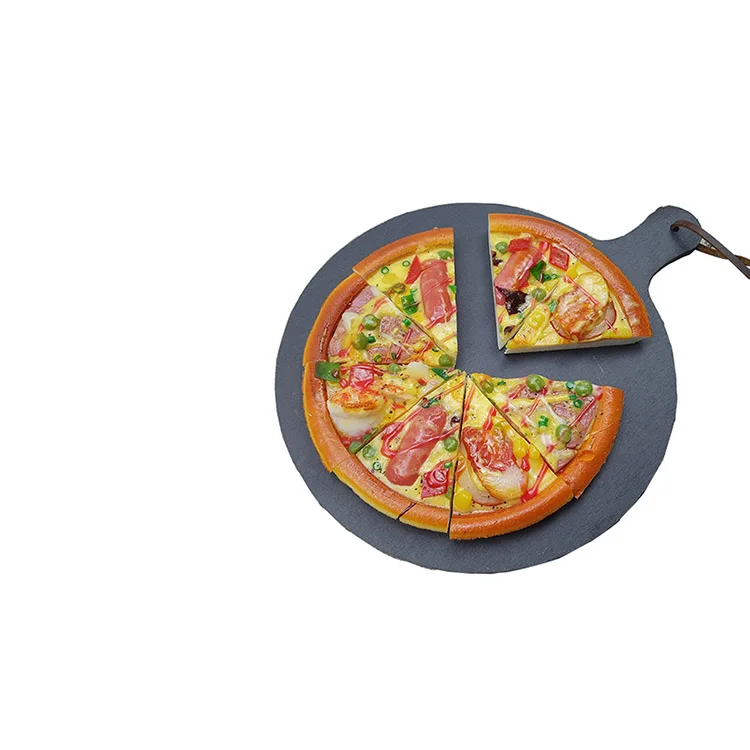 
Fashion Trend Natural Slate Serving Paddle Cheese Board and Platter For Pizza 
