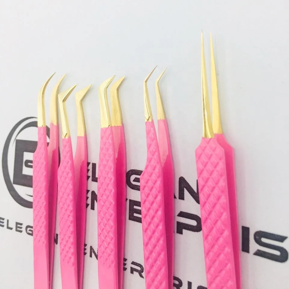 
Eyelash Extension Tweezers Best Seller/Stainless steel/private label eyelash tweezers 