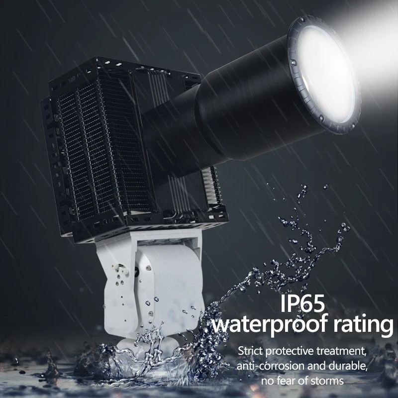 led remote spotlight Waterproof Marine detention center outdoor rotating prison spotlight 150W search light