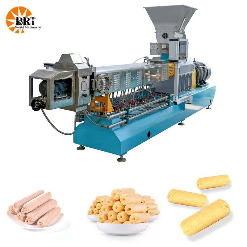 Jam Paste Filling Puffed Food Automatic Core Filled Snack Machine Equipment Processing Line